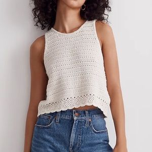 Madewell Crocheted Sweater Tank